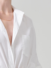 Claire Origami Shirt in Optic White