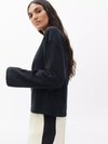 The Kelly Boxy Long-Sleeve Tee in Black