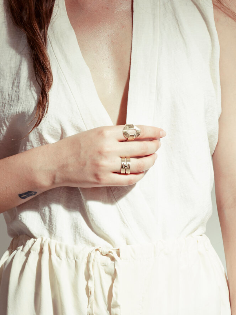 Aalto Ring in Brass