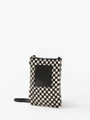 Poche in Black & Cream Woven Checker