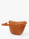 Grande Fanny Pack in Natural Woven Checker