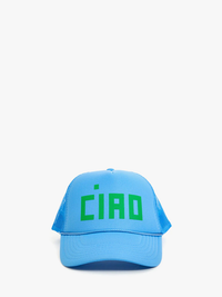 Block Ciao Trucker Hat in Sky Blue