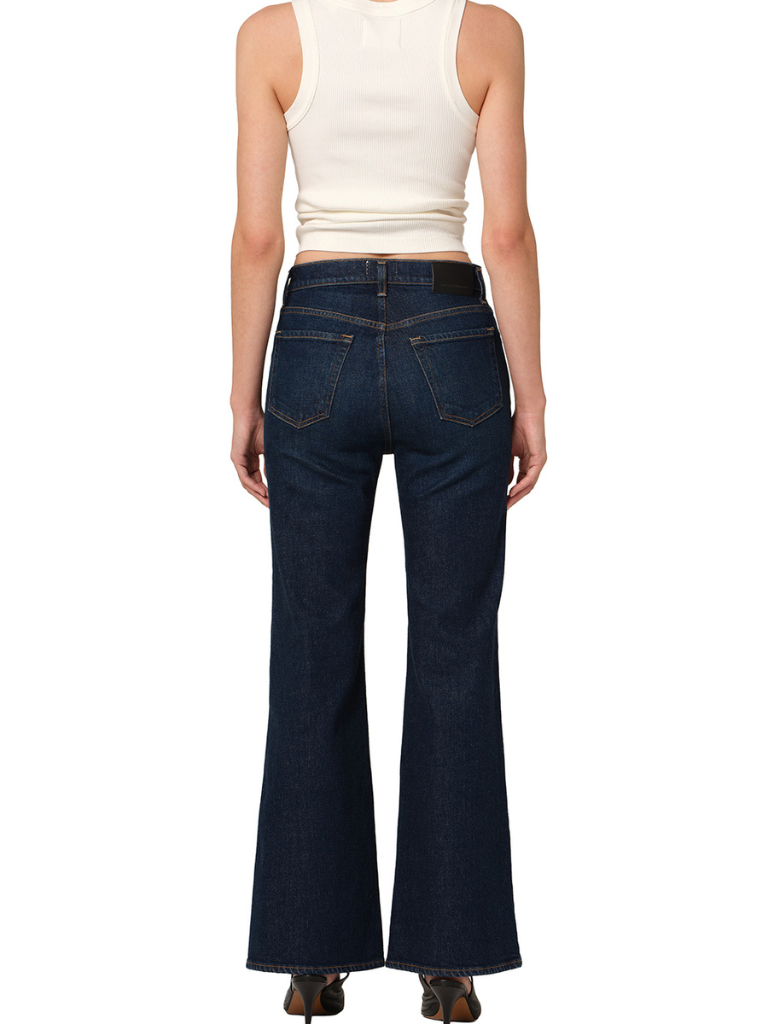 Kimberly Flare in Dark Indigo