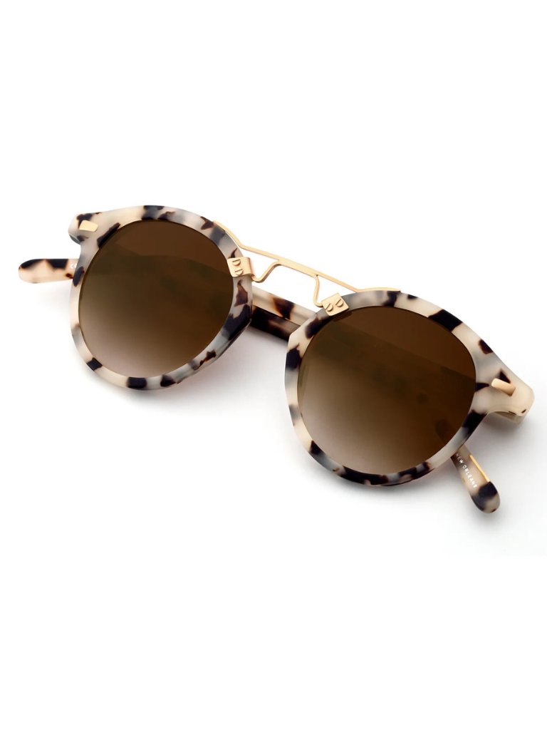 St. Louis Sunglasses in Matte Oyster 24K