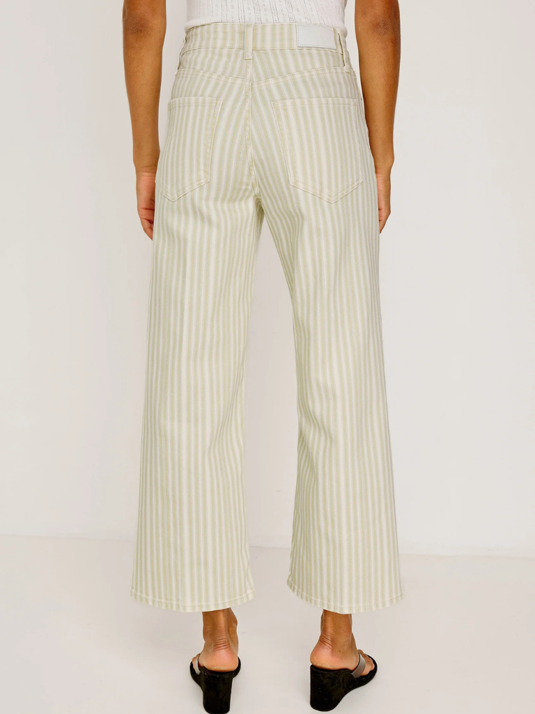 Getty Crop in Malibu Stripe