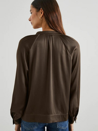 Wynna Blouse in Dark Moss