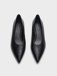 Paloma Leather Pump in Black