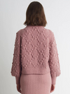 Marissa Textured Sweater in Mineral Pink