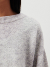 Vitow Jumper in Light Grey Melange