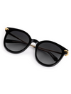 Colette Sunglasses in Black + Black & Crystal 24K