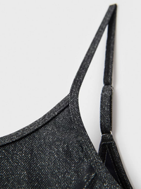 Miramar One Piece Swimsuit in Washed Black