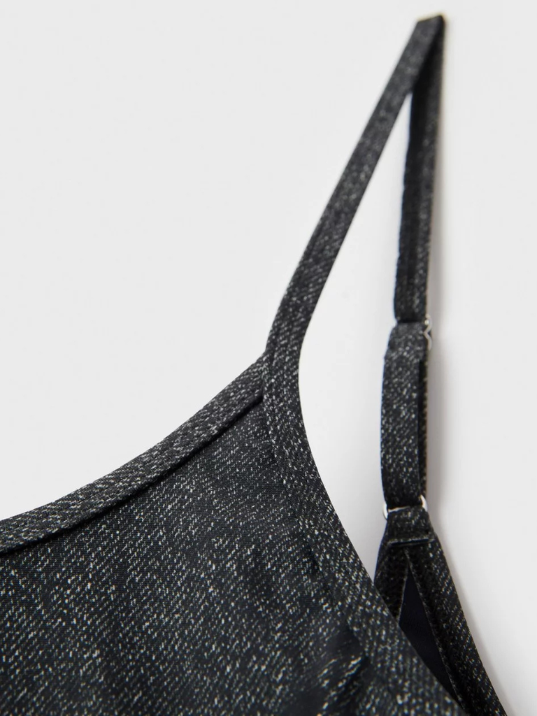 Miramar One Piece Swimsuit in Washed Black