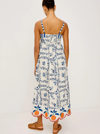 Lexie Dress in Ceramic Floral