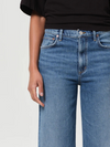 Ren High Rise (Stretch) Wide Leg Jean in Chord