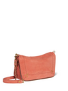 Bobi S Shoulder Bag in Terracotta Croco Cowskin