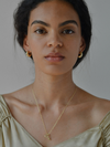 Sculptural Key Necklace in Brass