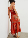 Fawn Eyelet Dress in Terracotta