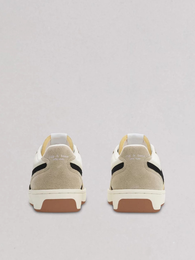 Retro Court Sneakers in Dove/Sand