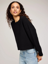 Axel Crewneck Sweater in Black