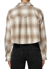 Ana Cropped Shirt in Schiffer Plaid