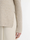 Cashmere Donegal Tunic Sweater in Biscuit Donegal