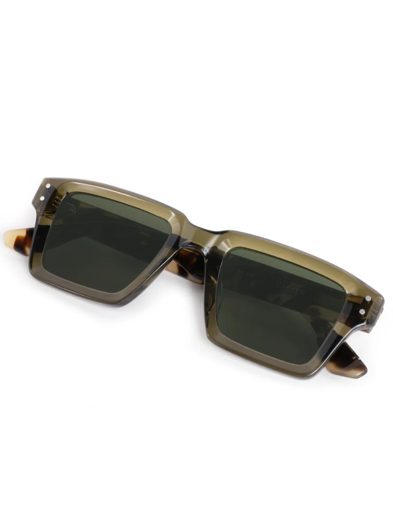 Carter Sunglasses in Olive + Iberia