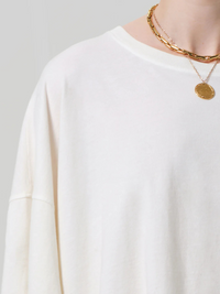 Crop Cape Tee In Pashmina