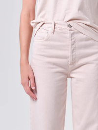 Ren High Rise Wide Leg Jean in Foundation