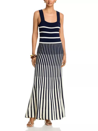 Aveline Dress in Milano Stripe