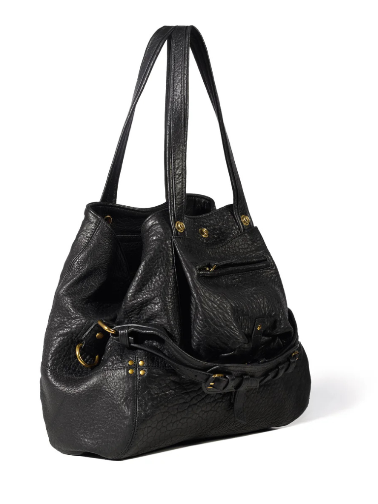 Billy Lambskin Bag in Black