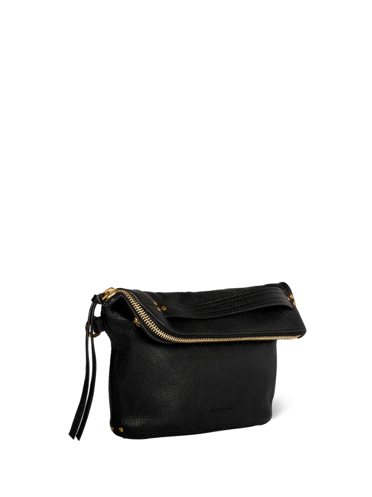 Lucky Pochette in Black Goatskin