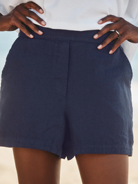 Mae Pull-On Shorts in Navy