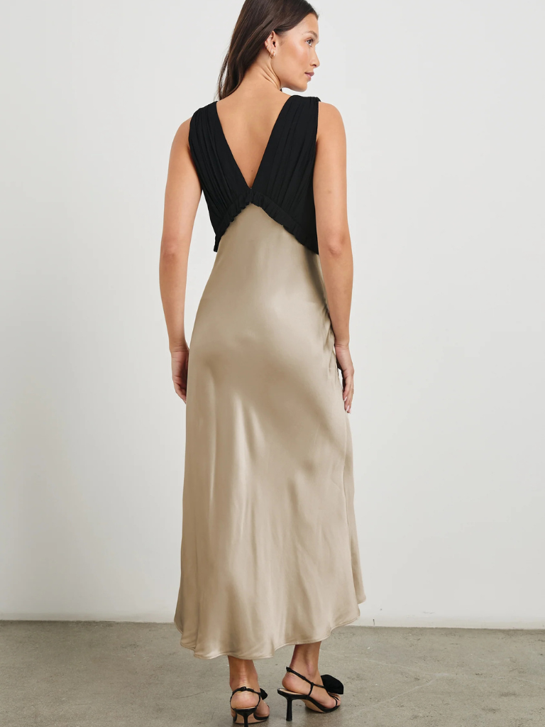 Gilda Dress in Champagne