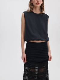 Britt Maxi Skirt in Black