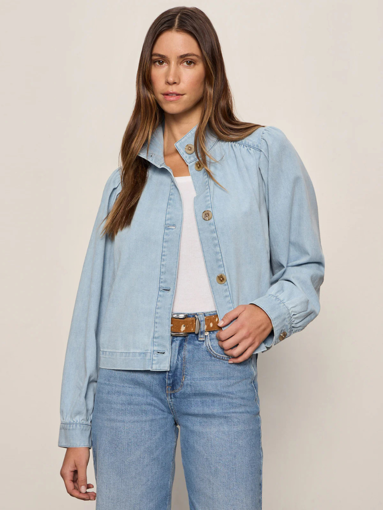 Charlotte Denim Jacket in Whisper