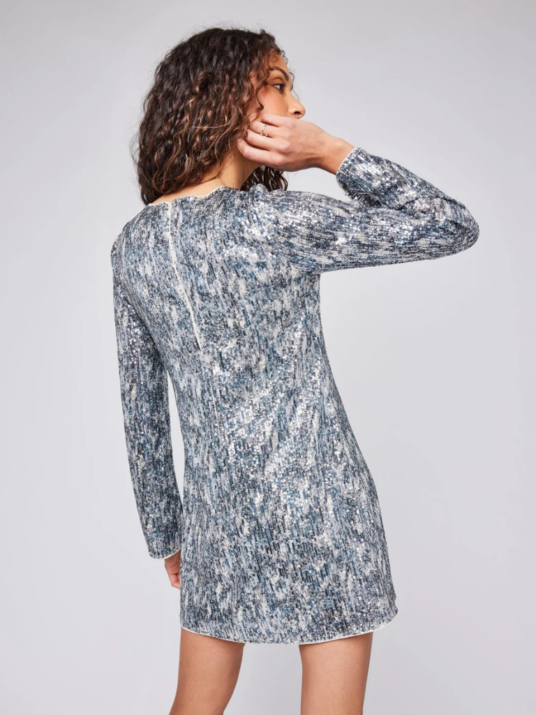 Zadie Sequin Mini Dress in Twilight