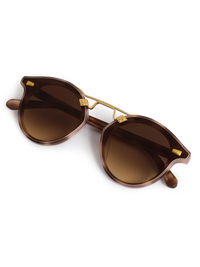 STL Nylon Sunglasses in Matte Blush Tortoise 18K