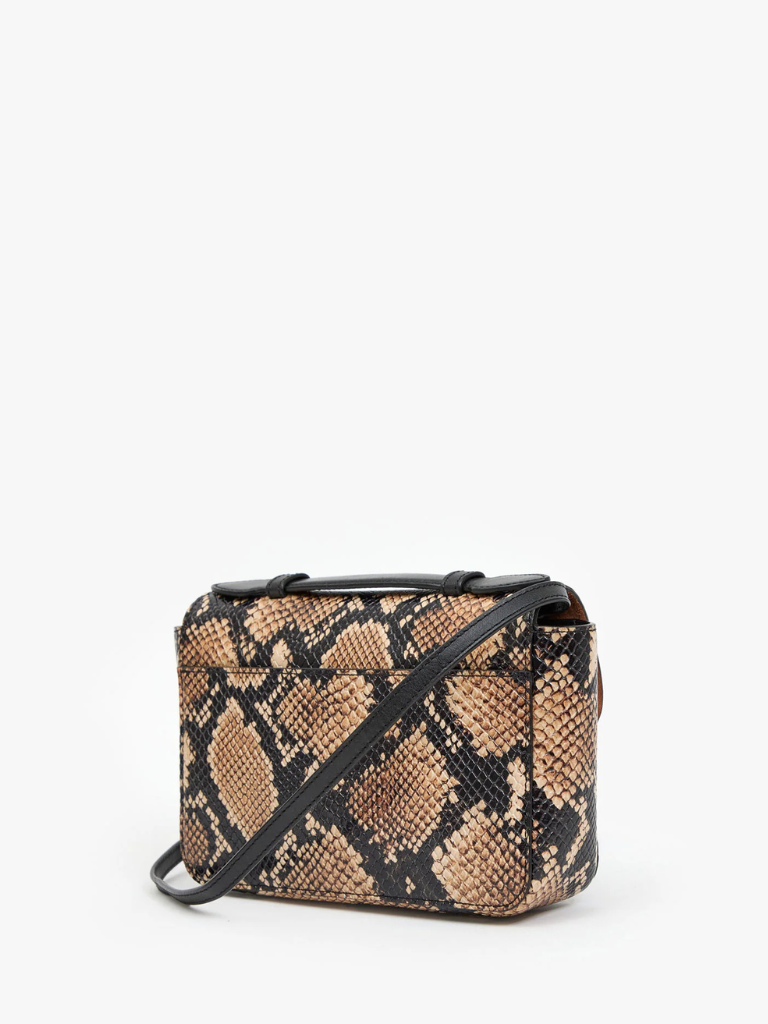 Kathryn Bag in Tan Desert Snake