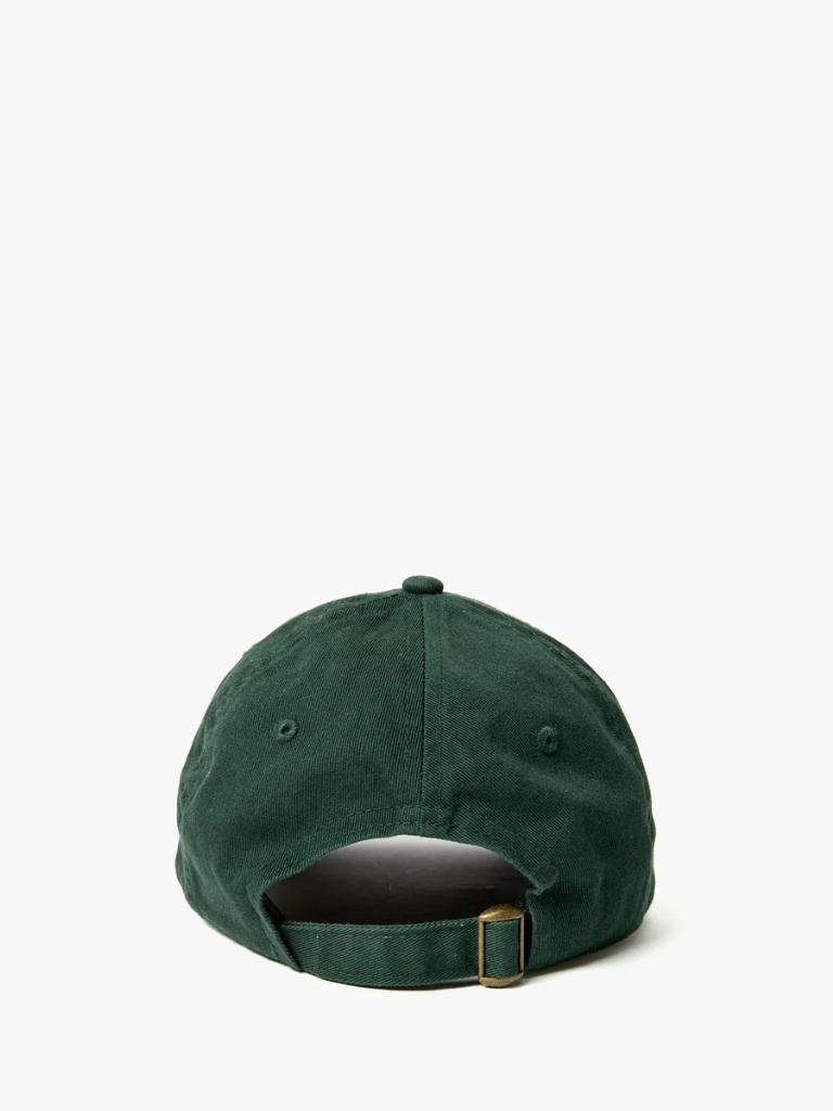 Baseball Hat in Forest w/ Cream Embroidered Liberté