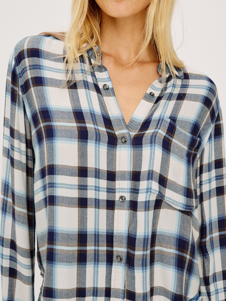 Malin Shirt in Ecru Midnight