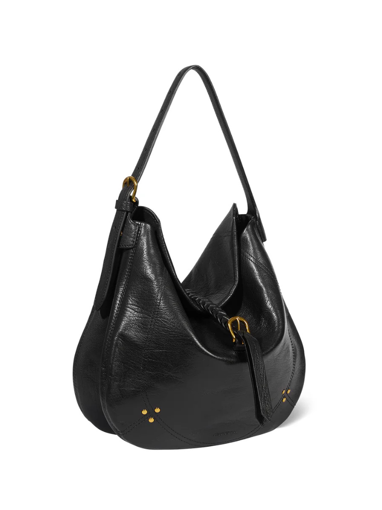 Luis Goatskin Bag in Black