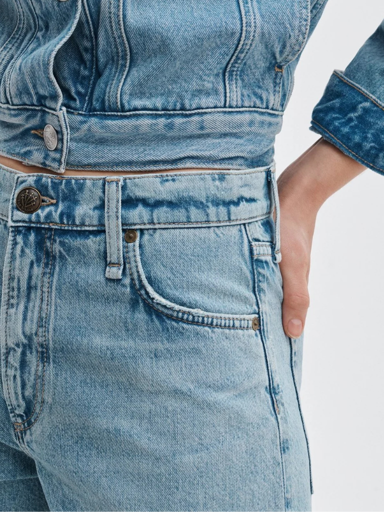 Kaia Denim Shorts in Vista