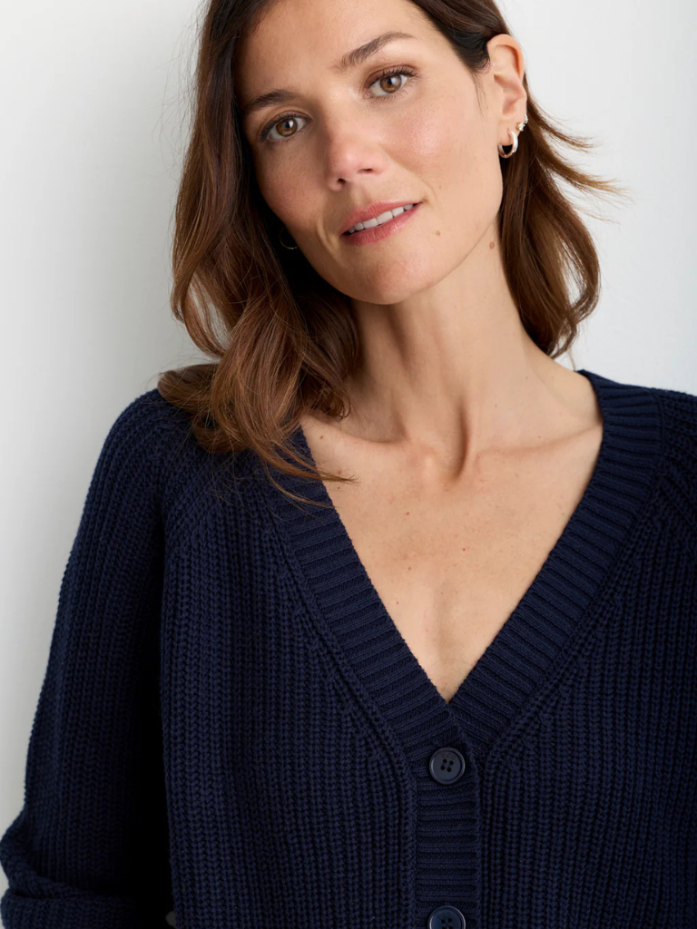 Raleigh Cardigan in Navy