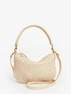 Petit Moyen in Cream Woven Checker