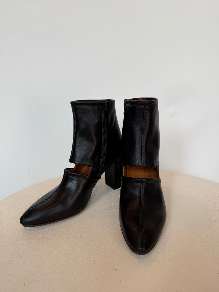 Eon Cut-Out Boot in Black