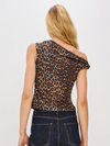 Orelia Asymmetrical Top in Brown Nala