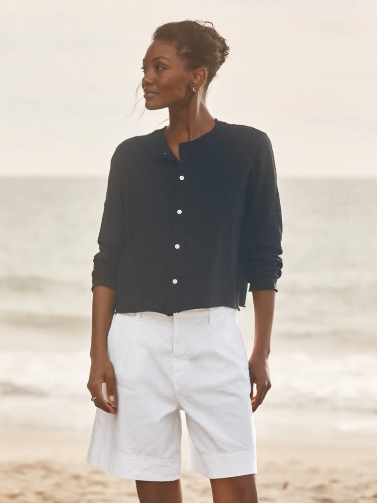 Jackie T-Shirt Cardigan in British Royal Navy