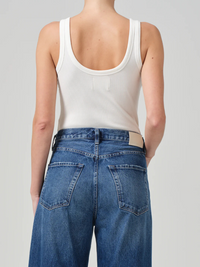 Faye Rib Tank in Pashmina