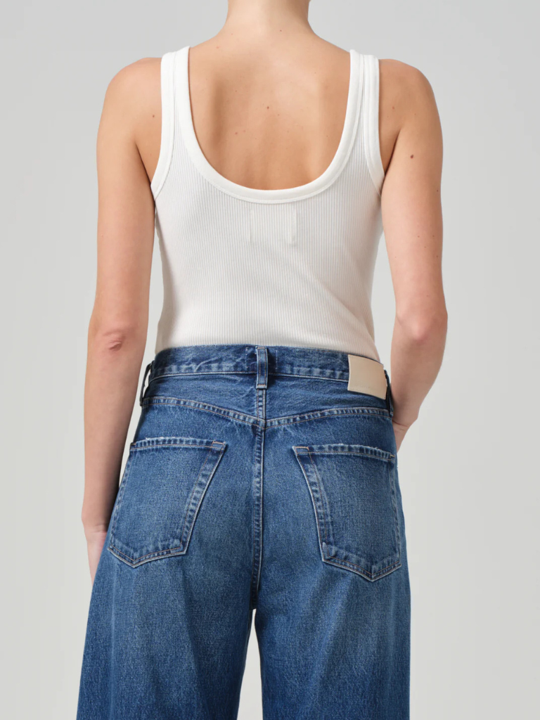 Faye Rib Tank in Pashmina