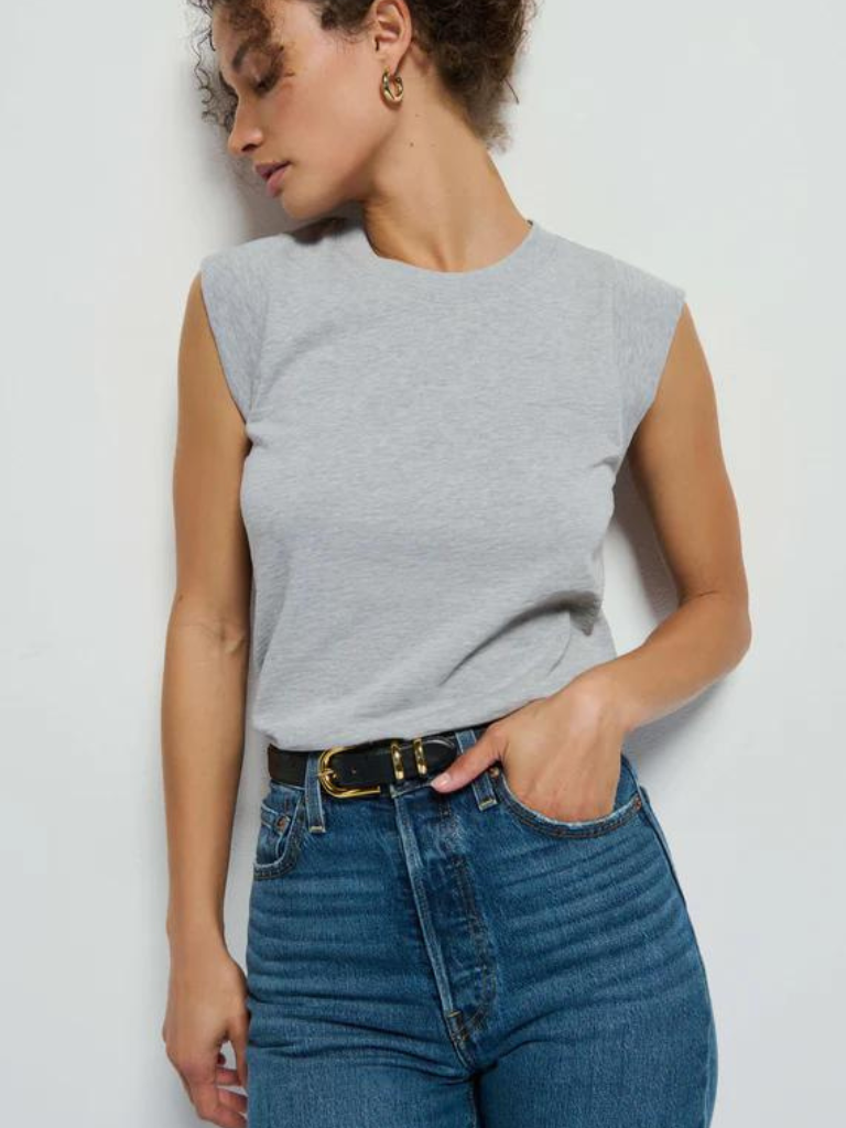 Patti Tank in Heather Grey